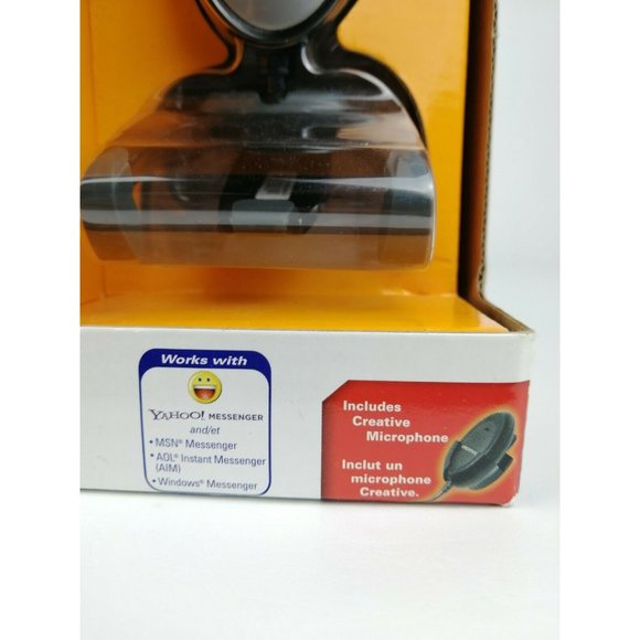 Creative Labs Webcam Live Yahoo Messenger USB Wired Webcam Built In Microphone - Picture 2 of 6